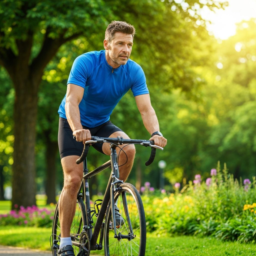 Active and engaged men over 40